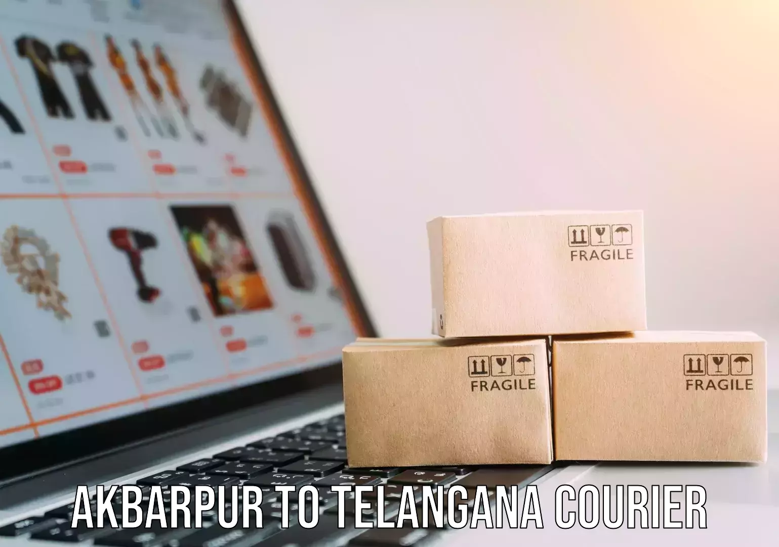 Global parcel delivery Akbarpur to Jagtial