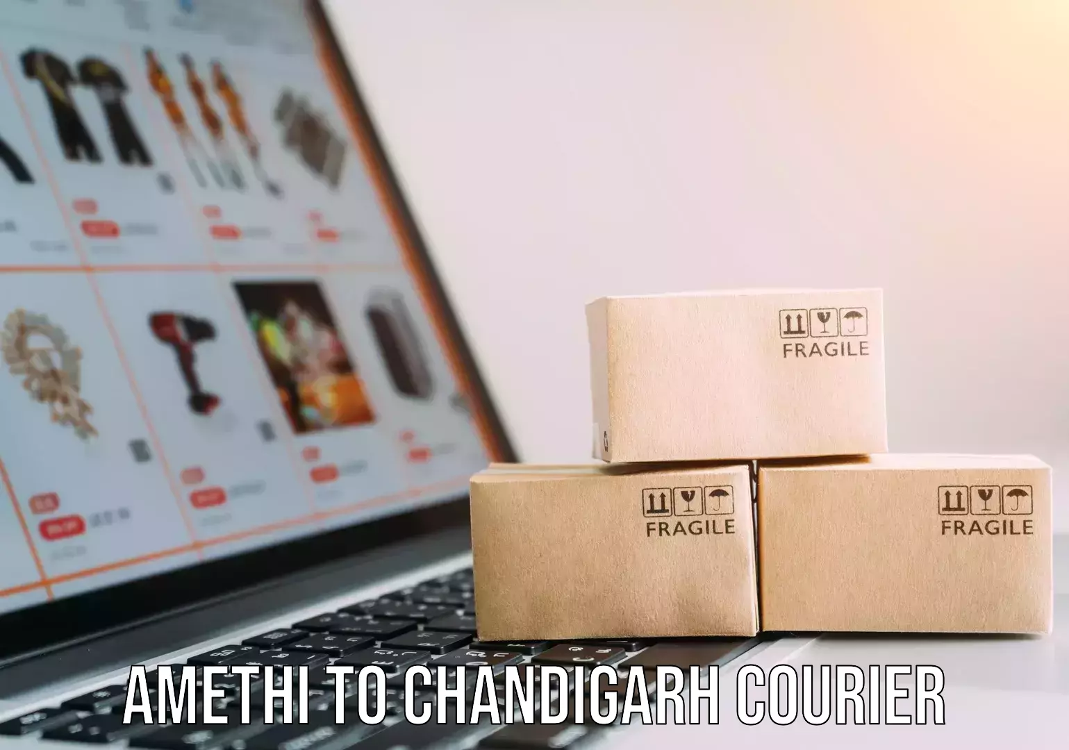 Efficient logistics management Amethi to Chandigarh