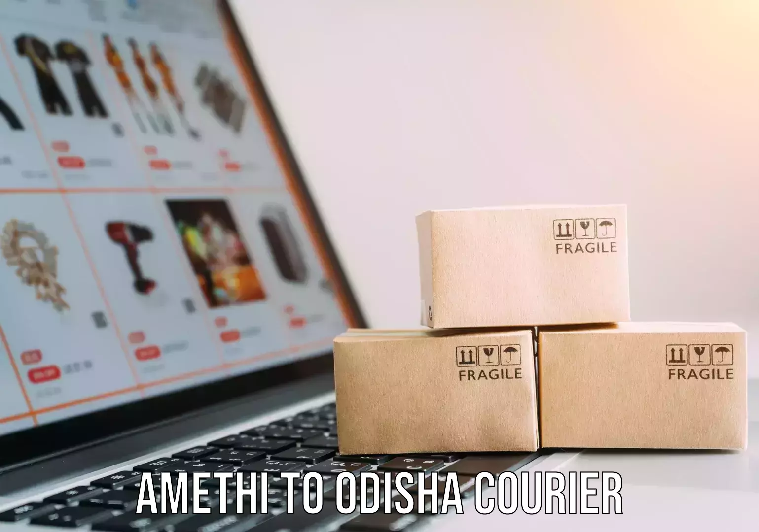 Quality courier services Amethi to Udala