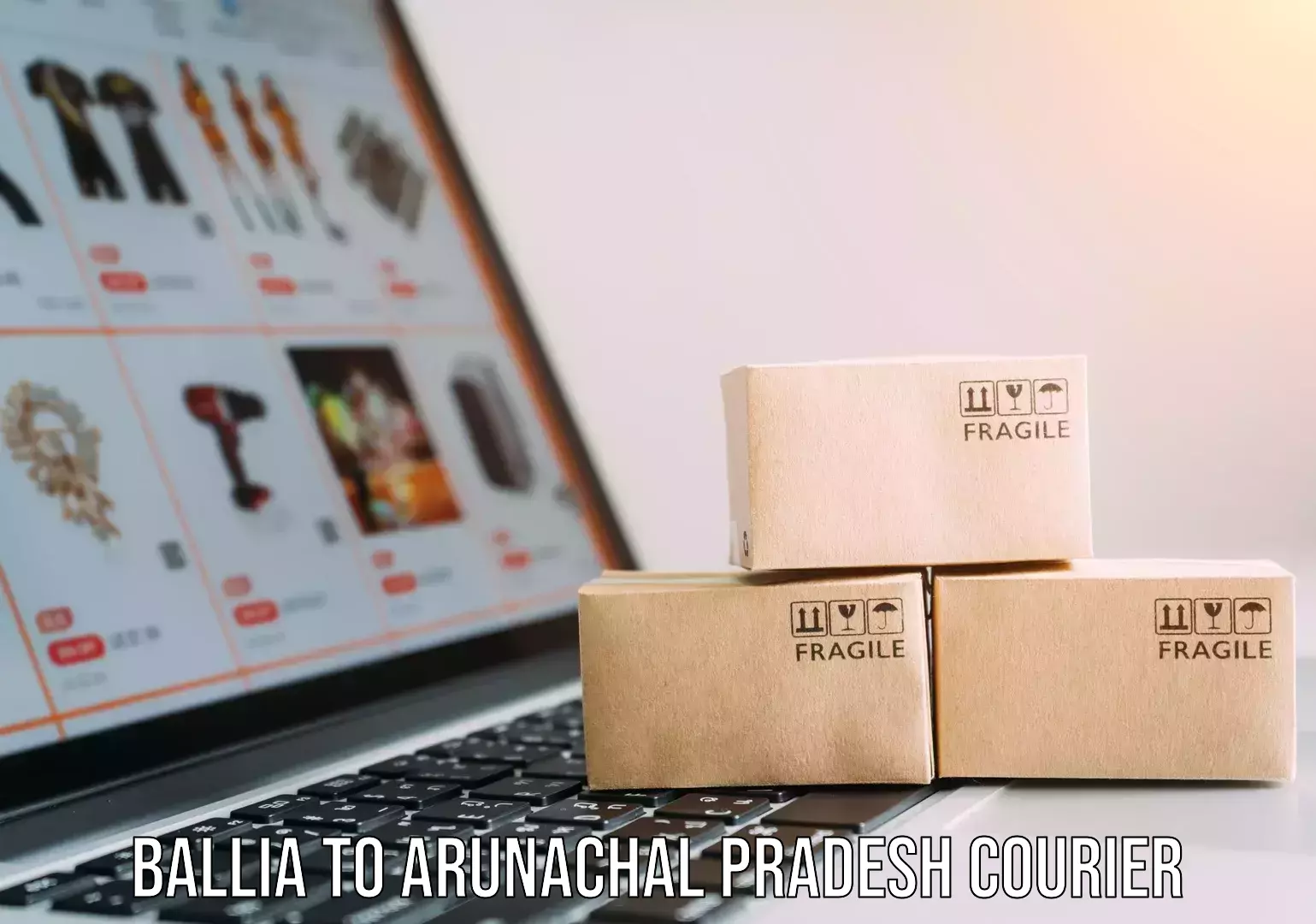 Advanced freight services in Ballia to Arunachal Pradesh