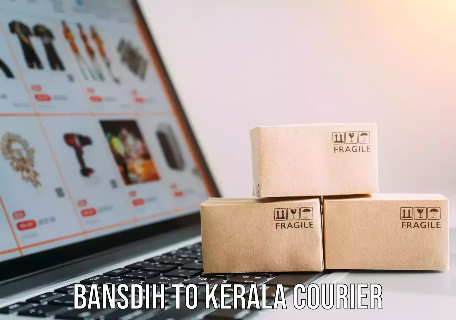 Courier service comparison Bansdih to Kerala