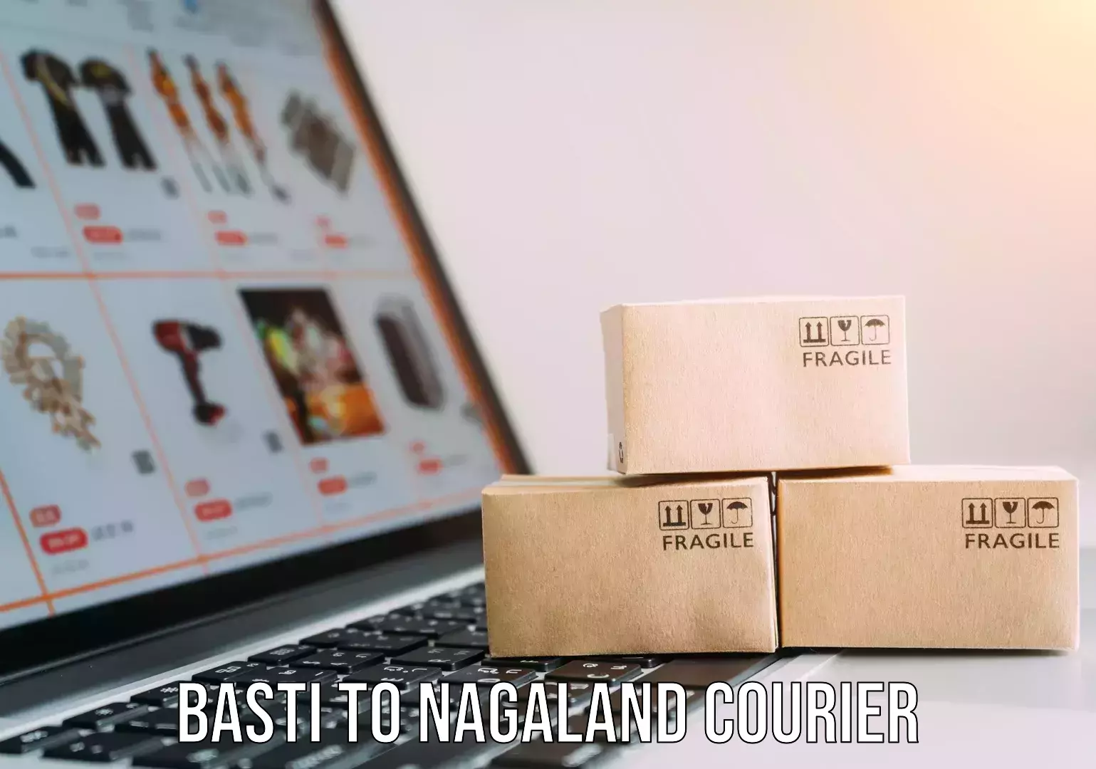 E-commerce logistics support Basti to Tuensang