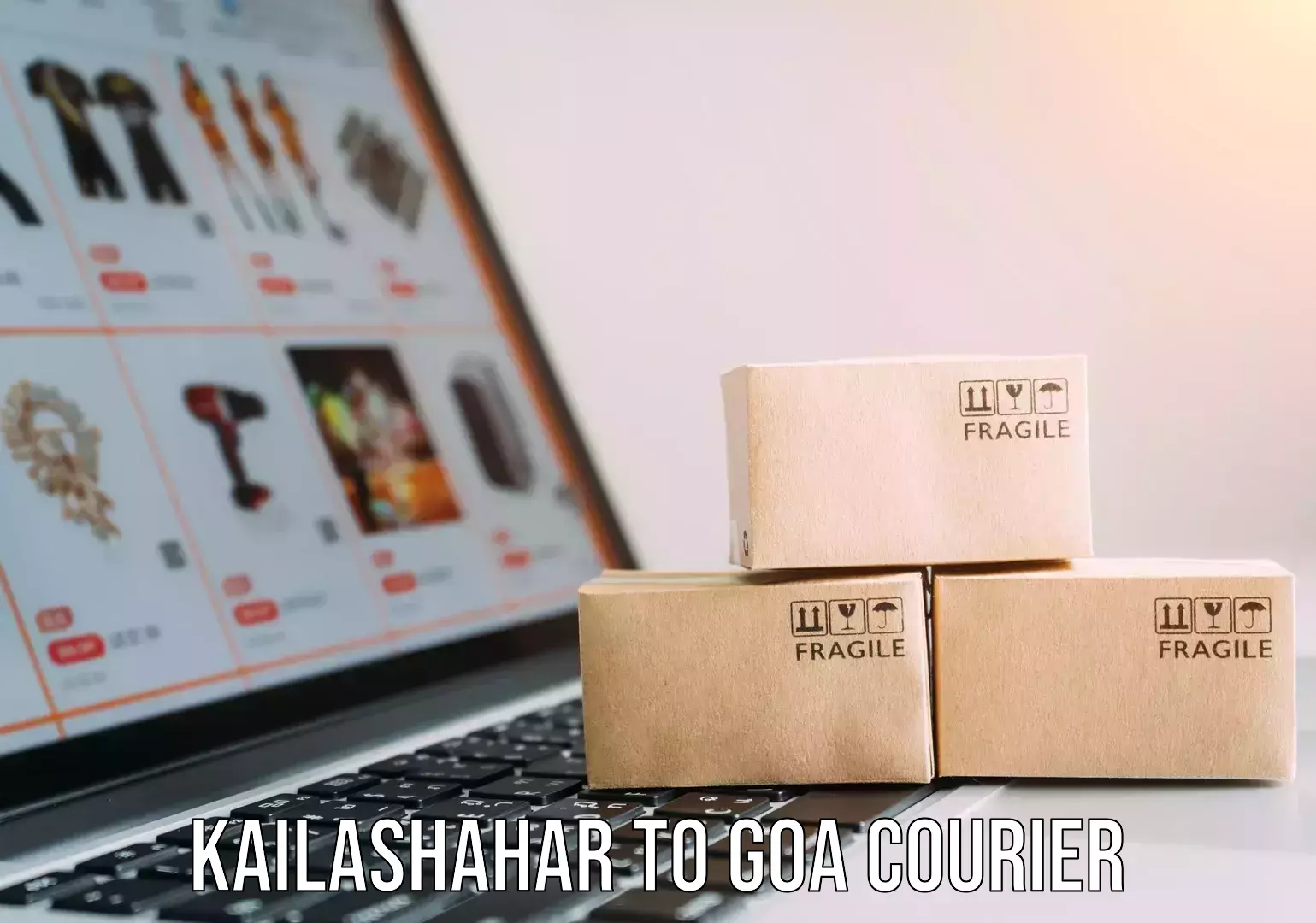 Multi-carrier shipping Kailashahar to Goa