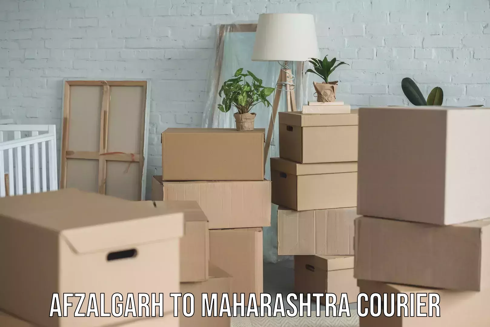 Modern delivery methods Afzalgarh to Maharashtra