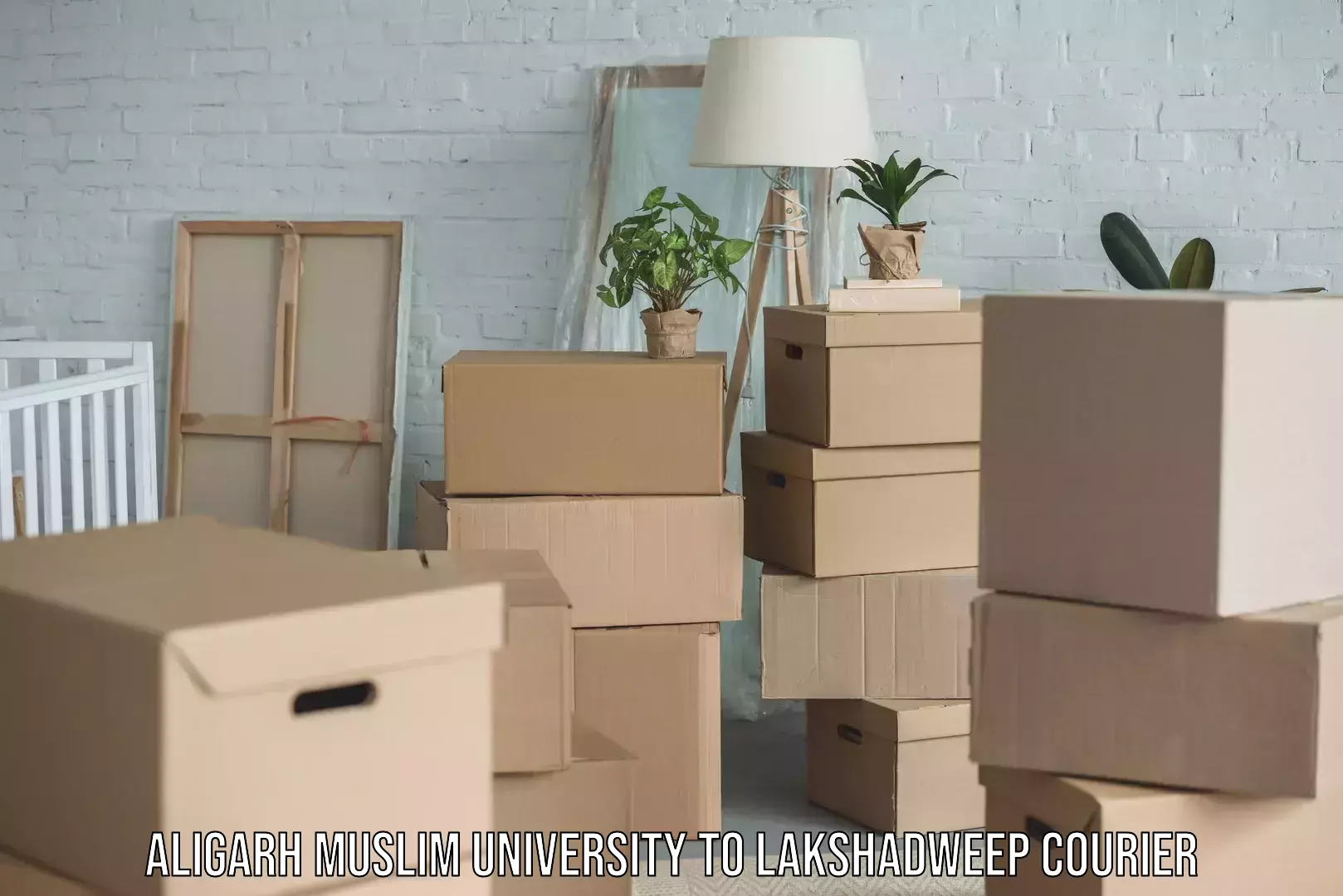 Fast shipping solutions Aligarh Muslim University to Lakshadweep