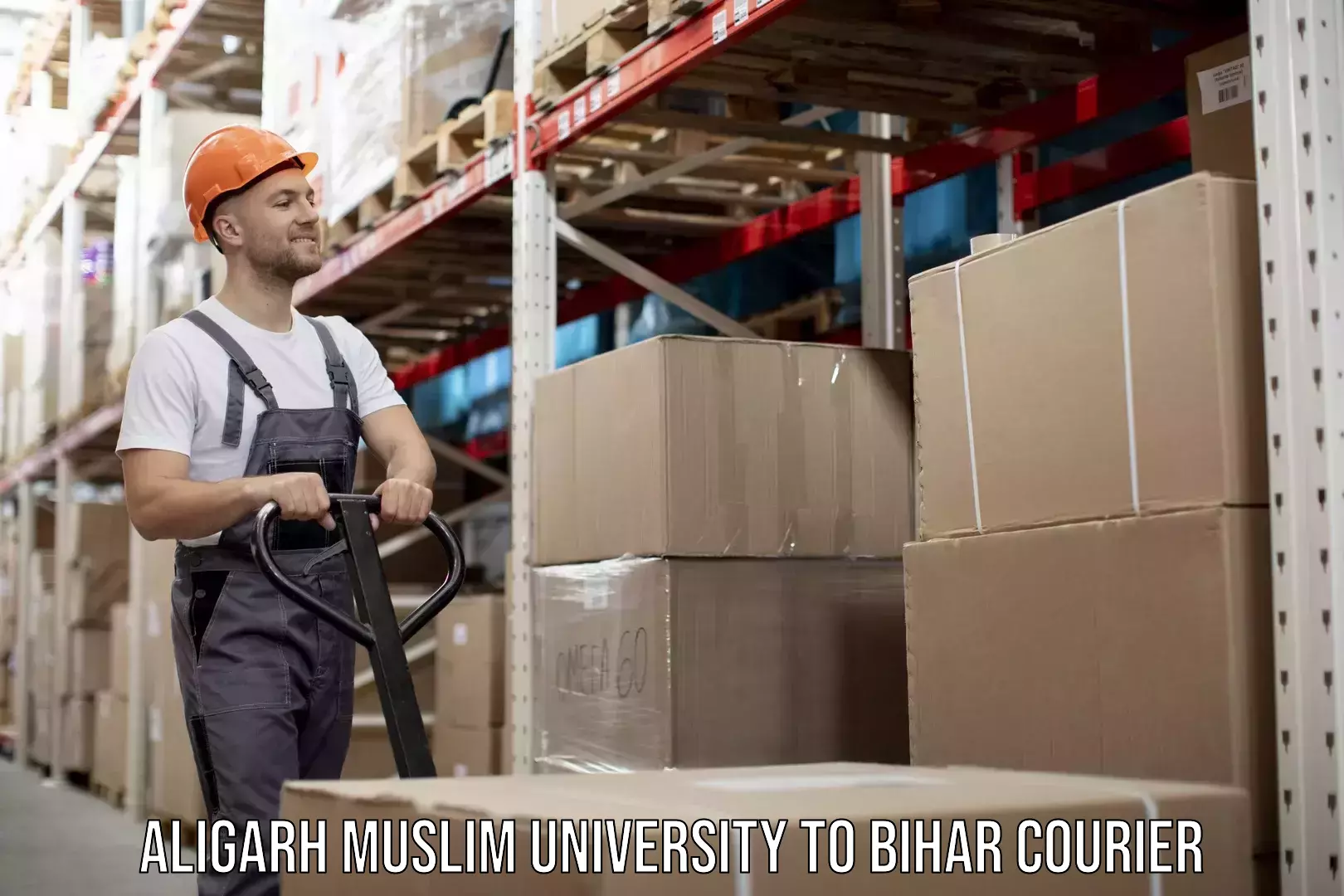 Affordable logistics services Aligarh Muslim University to Begusarai