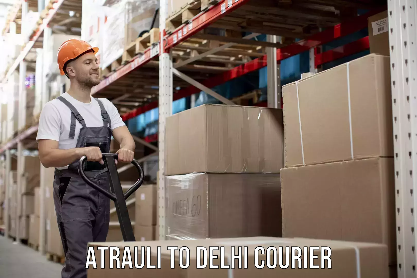 Courier service innovation in Atrauli to Delhi