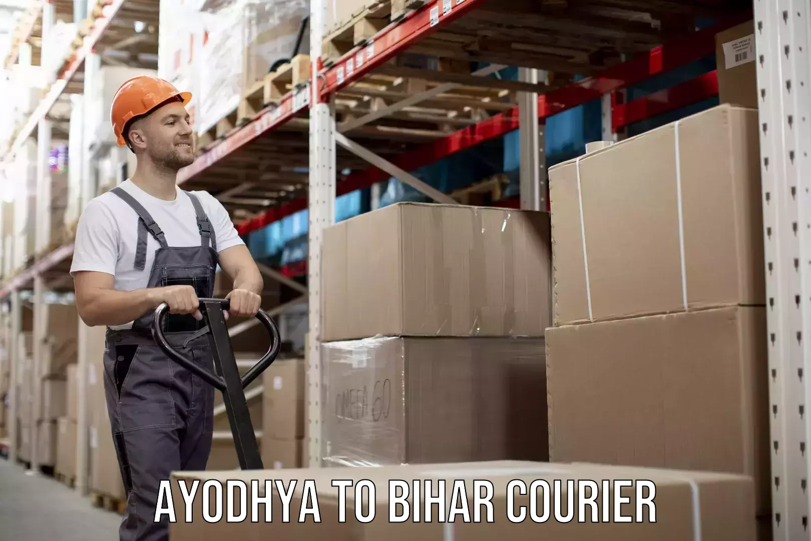 Custom courier strategies Ayodhya to Barhiya