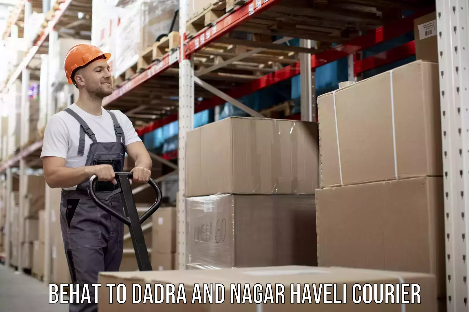 High-capacity parcel service in Behat to Dadra and Nagar Haveli