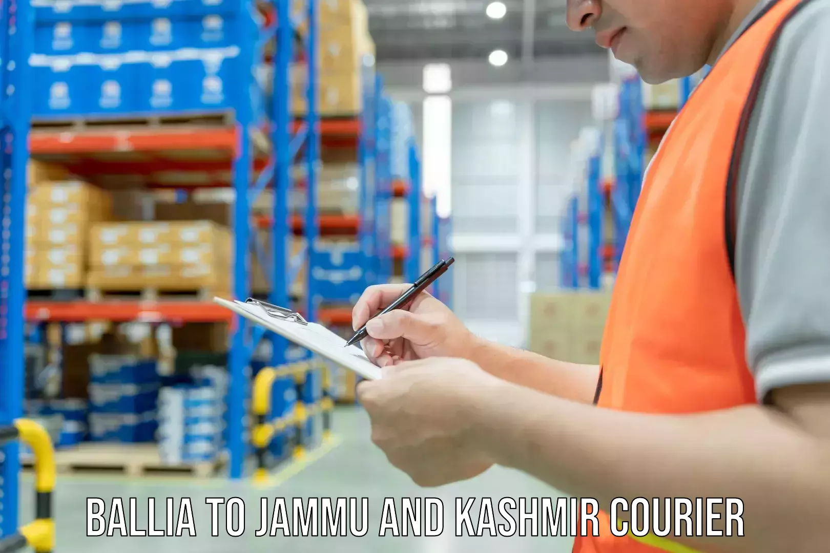 Efficient parcel transport Ballia to Jammu and Kashmir