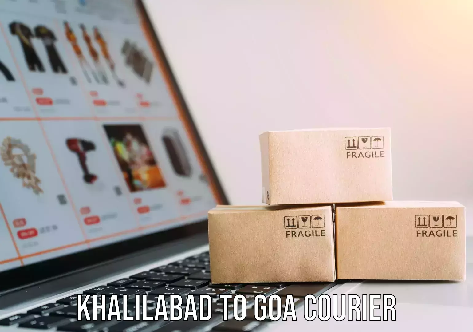 Household transport experts Khalilabad to Goa