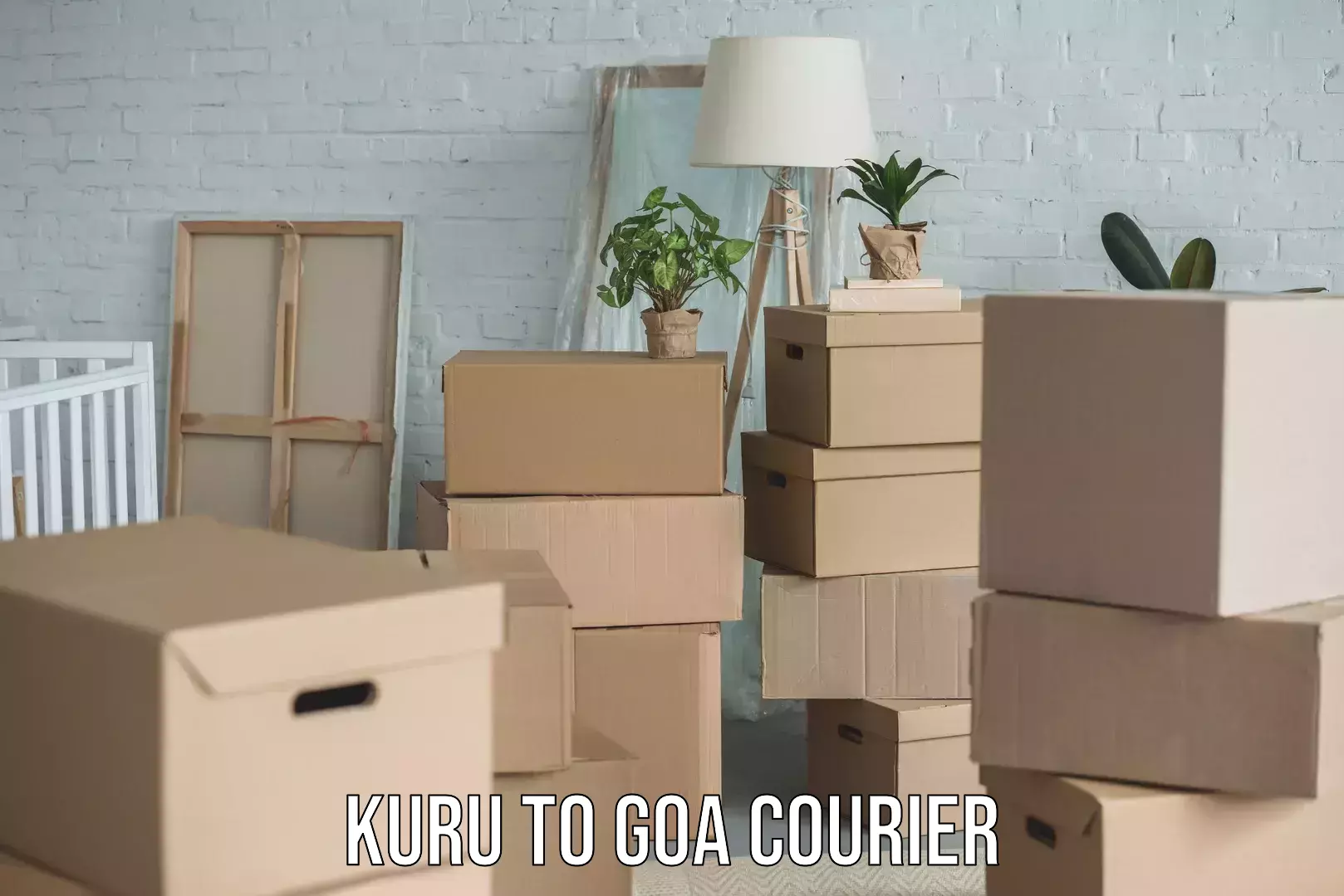 Household goods movers Kuru to Goa