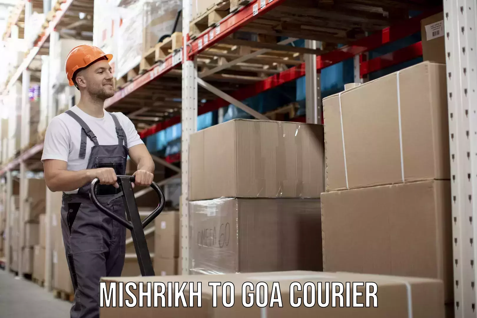 Household goods delivery Mishrikh to NIT Goa