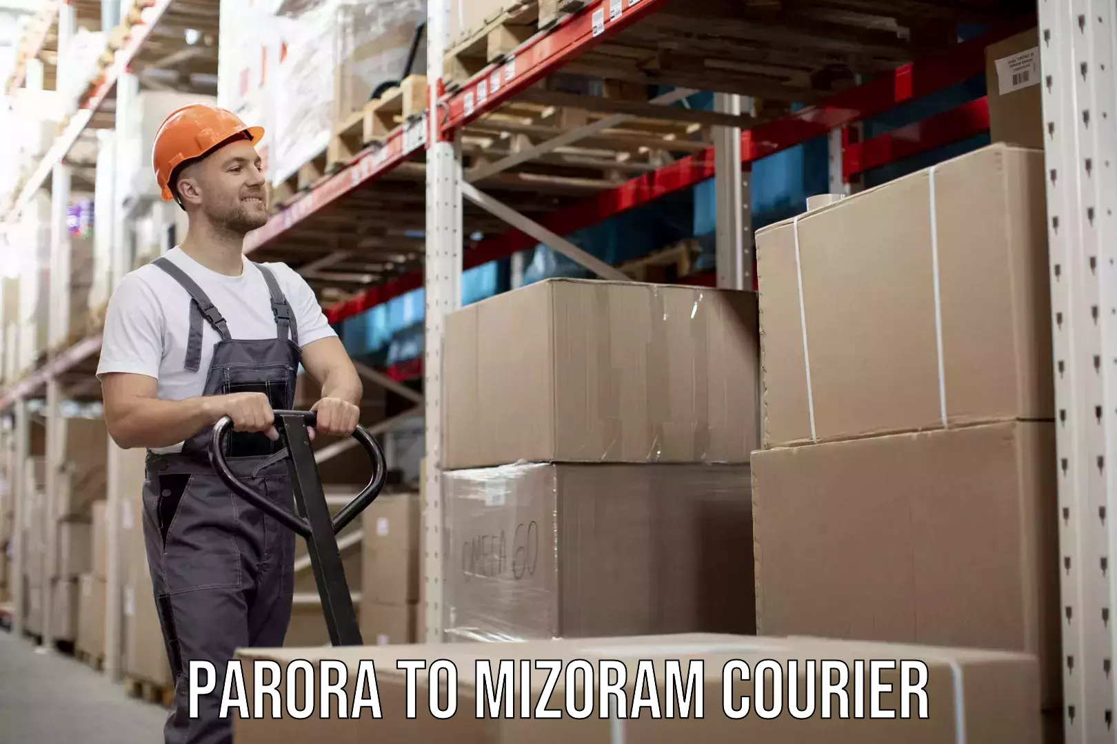 Moving and storage services Parora to Mizoram
