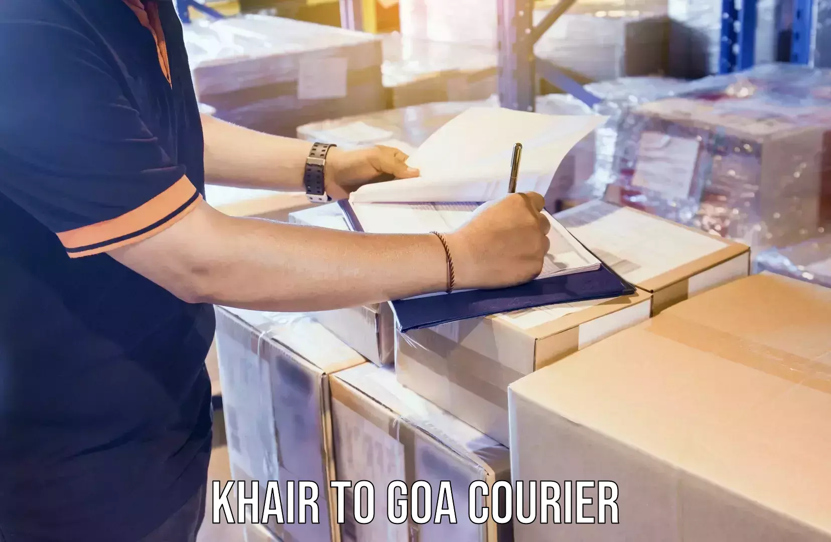 Reliable home shifting Khair to Goa