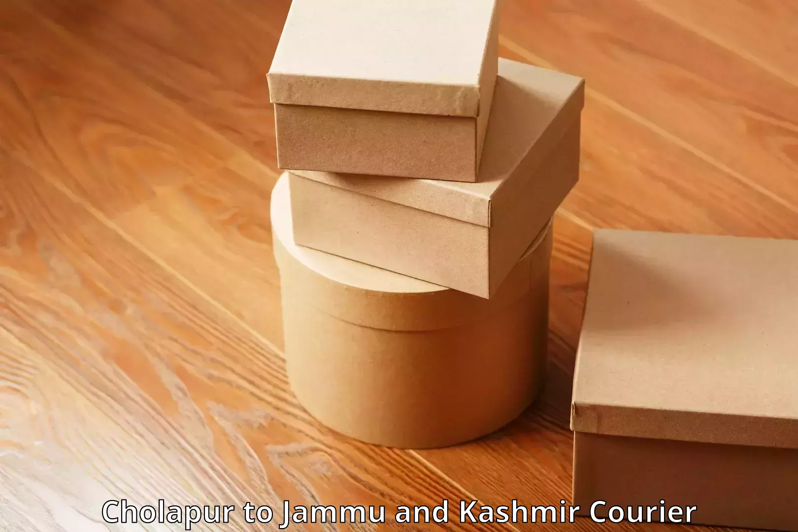 Baggage transport cost Cholapur to Jammu and Kashmir
