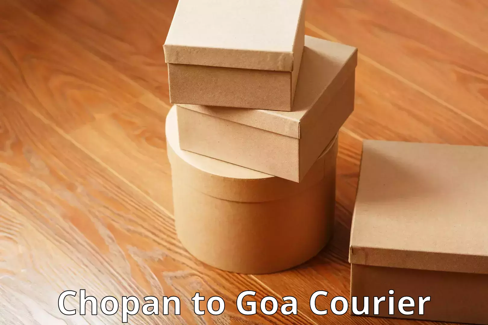 Baggage courier rates Chopan to Goa
