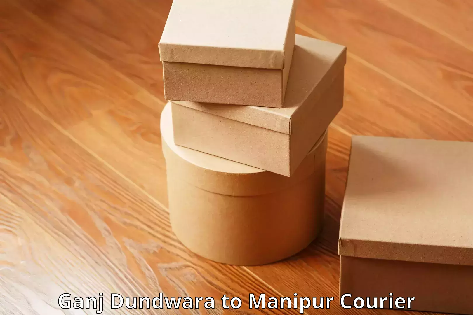 Luggage shipping guide Ganj Dundwara to Manipur