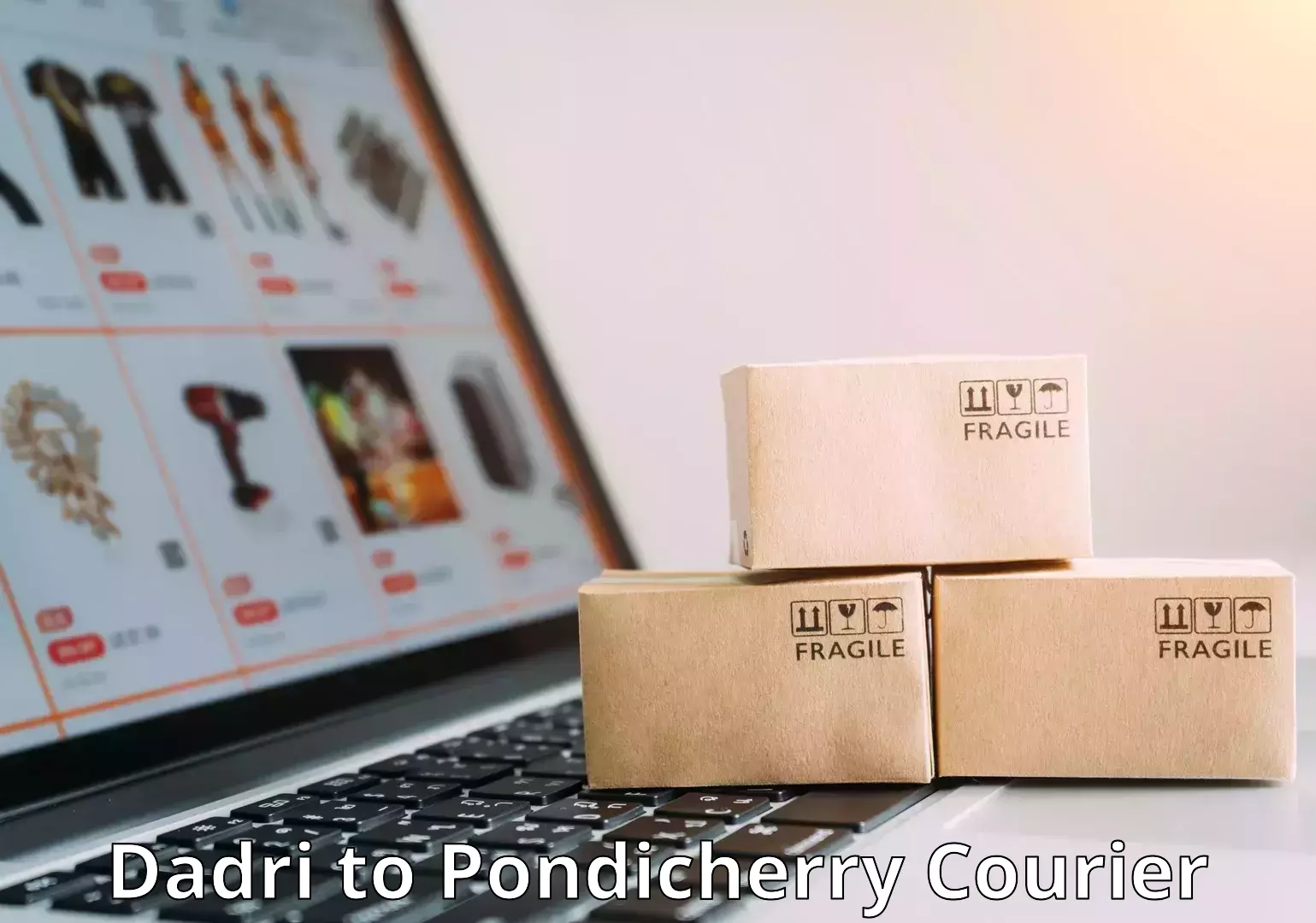 Nationwide luggage courier Dadri to Pondicherry University