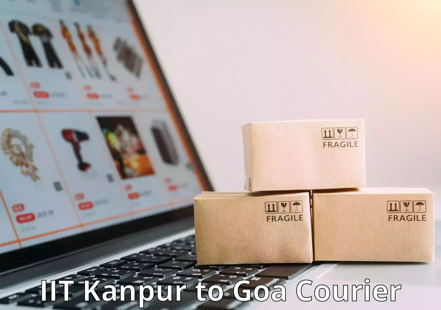 Baggage courier calculator IIT Kanpur to Canacona