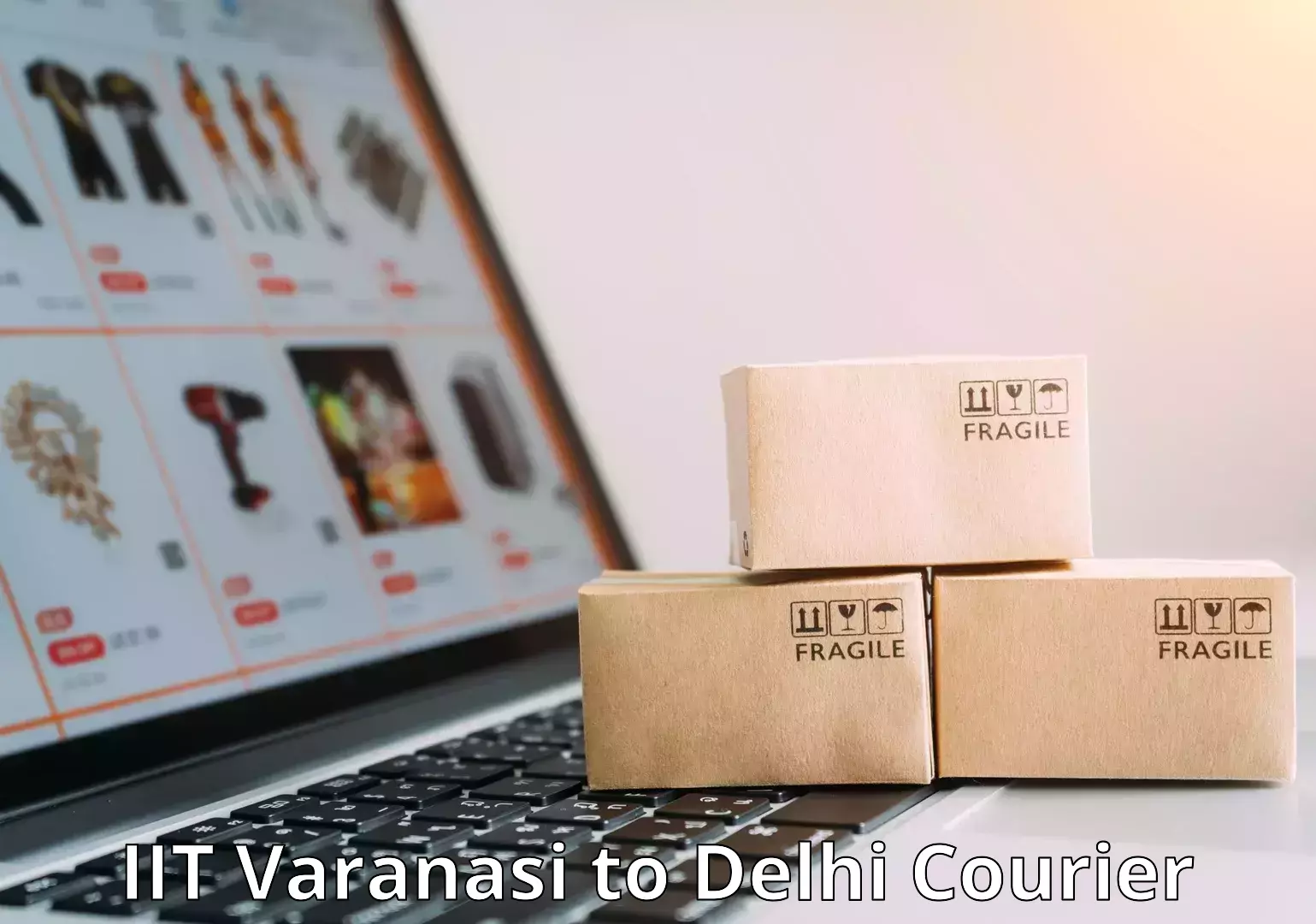 Electronic items luggage shipping IIT Varanasi to University of Delhi