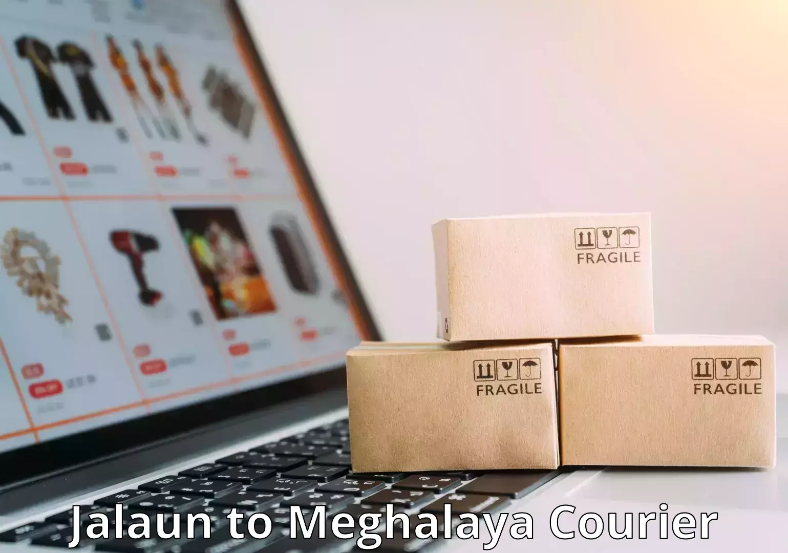 Baggage courier pricing Jalaun to NIT Meghalaya