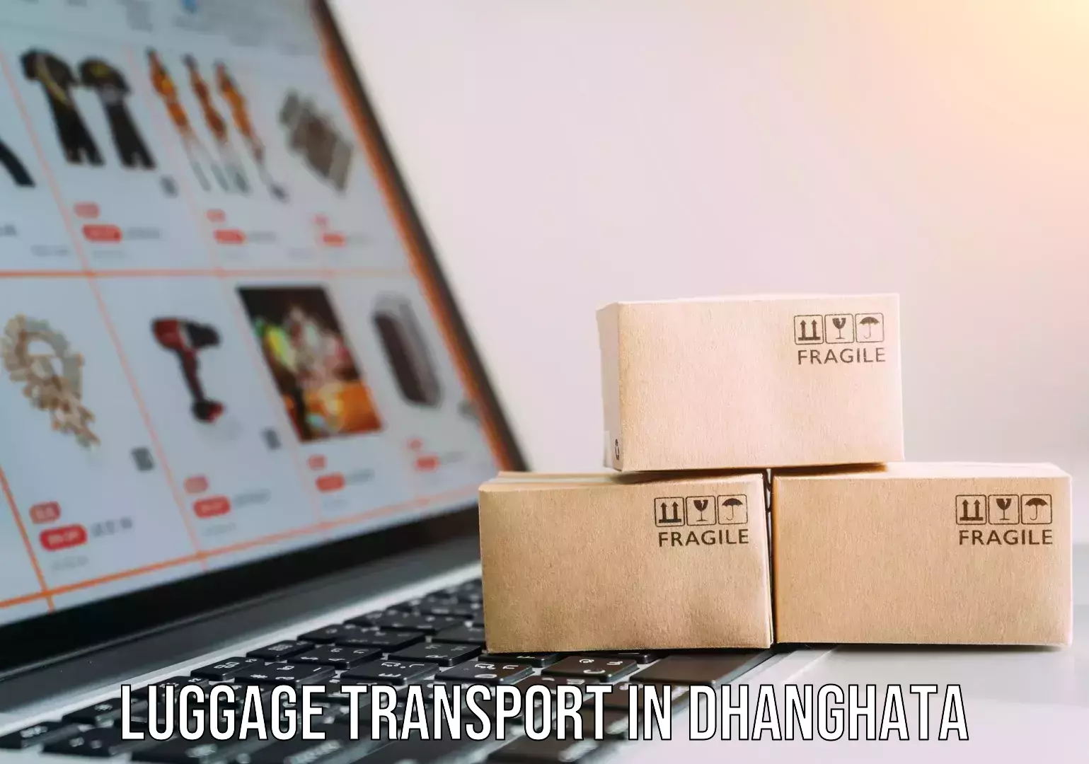 Flexible luggage courier service in Dhanghata