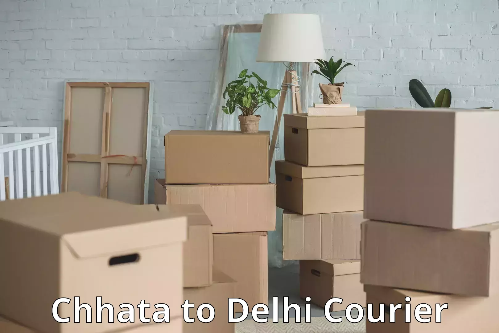 Baggage delivery technology in Chhata to Delhi