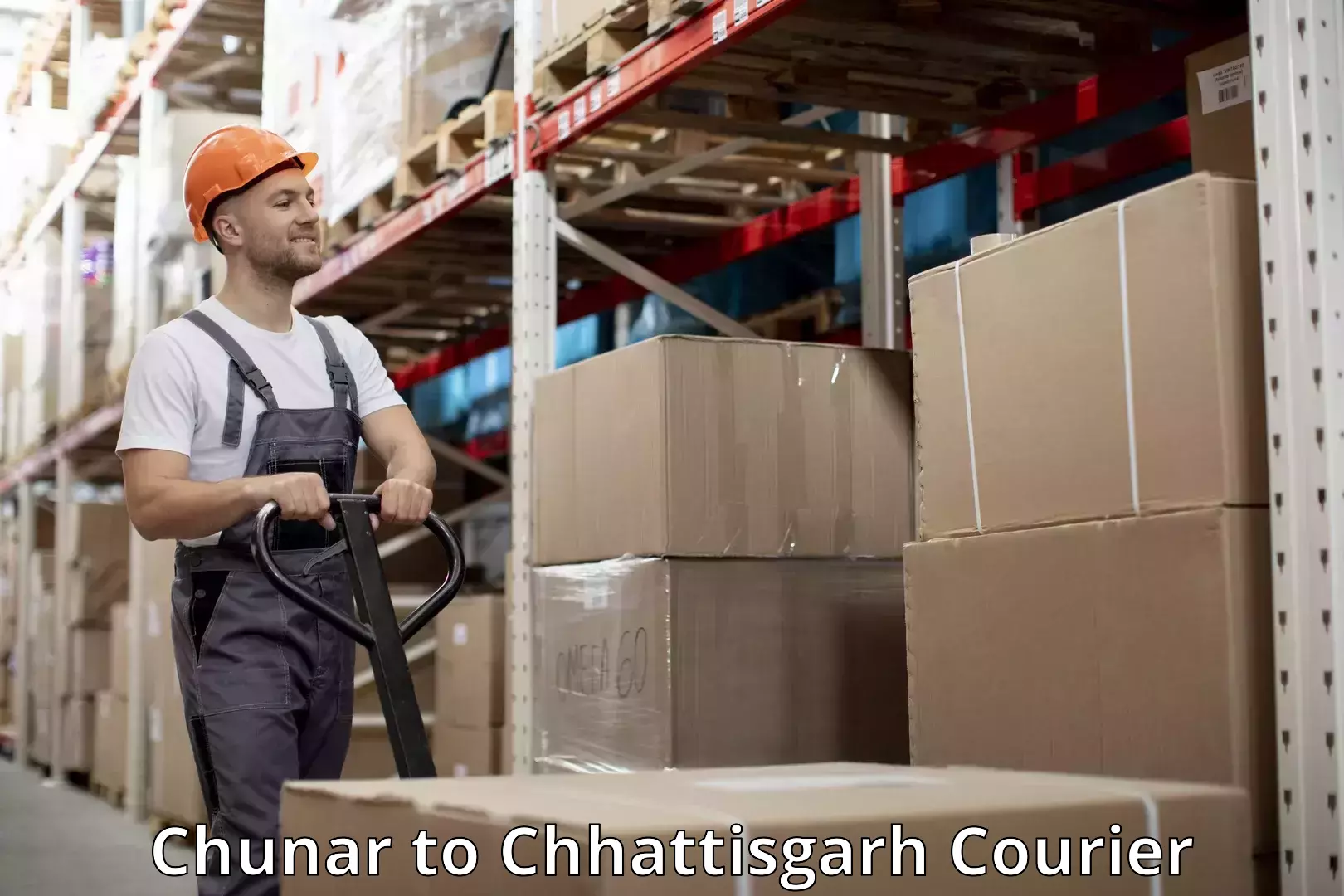 Emergency baggage service Chunar to Raigarh