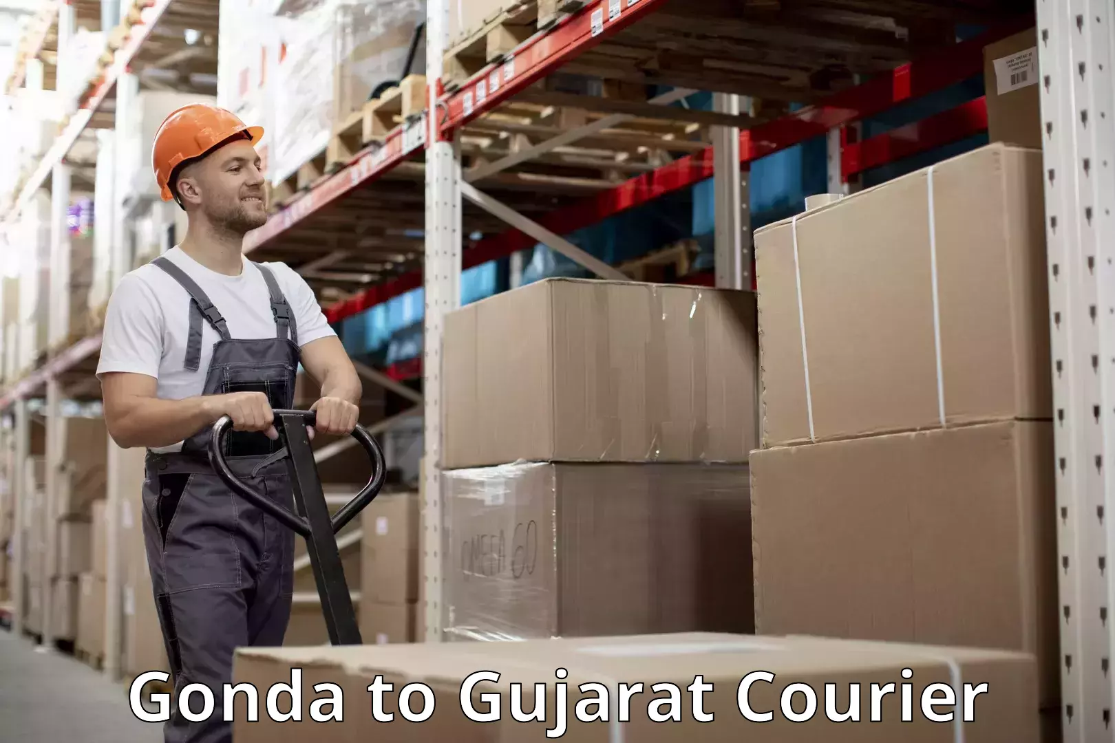 Premium luggage courier Gonda to Panchmahal