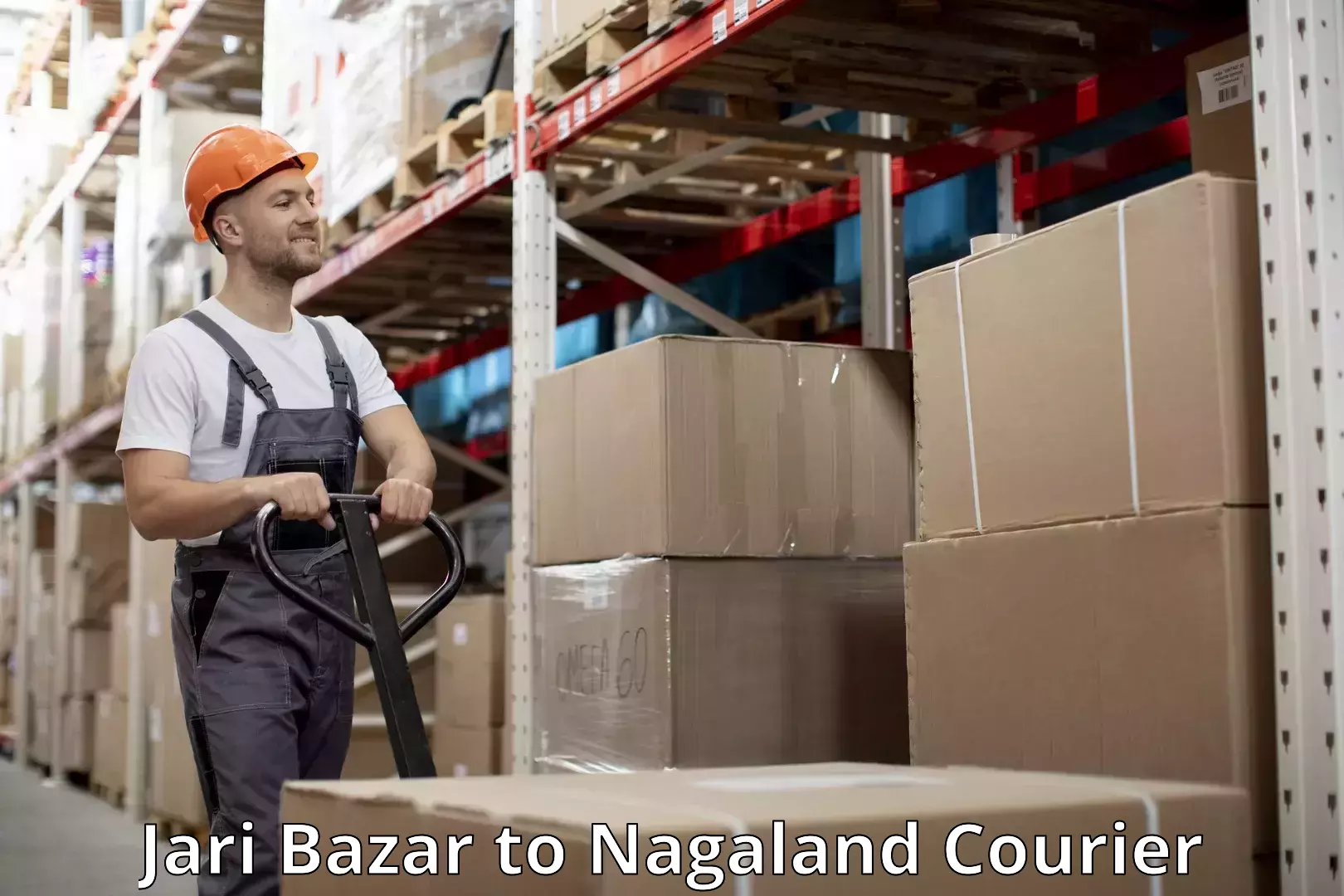 Affordable luggage courier in Jari Bazar to Nagaland