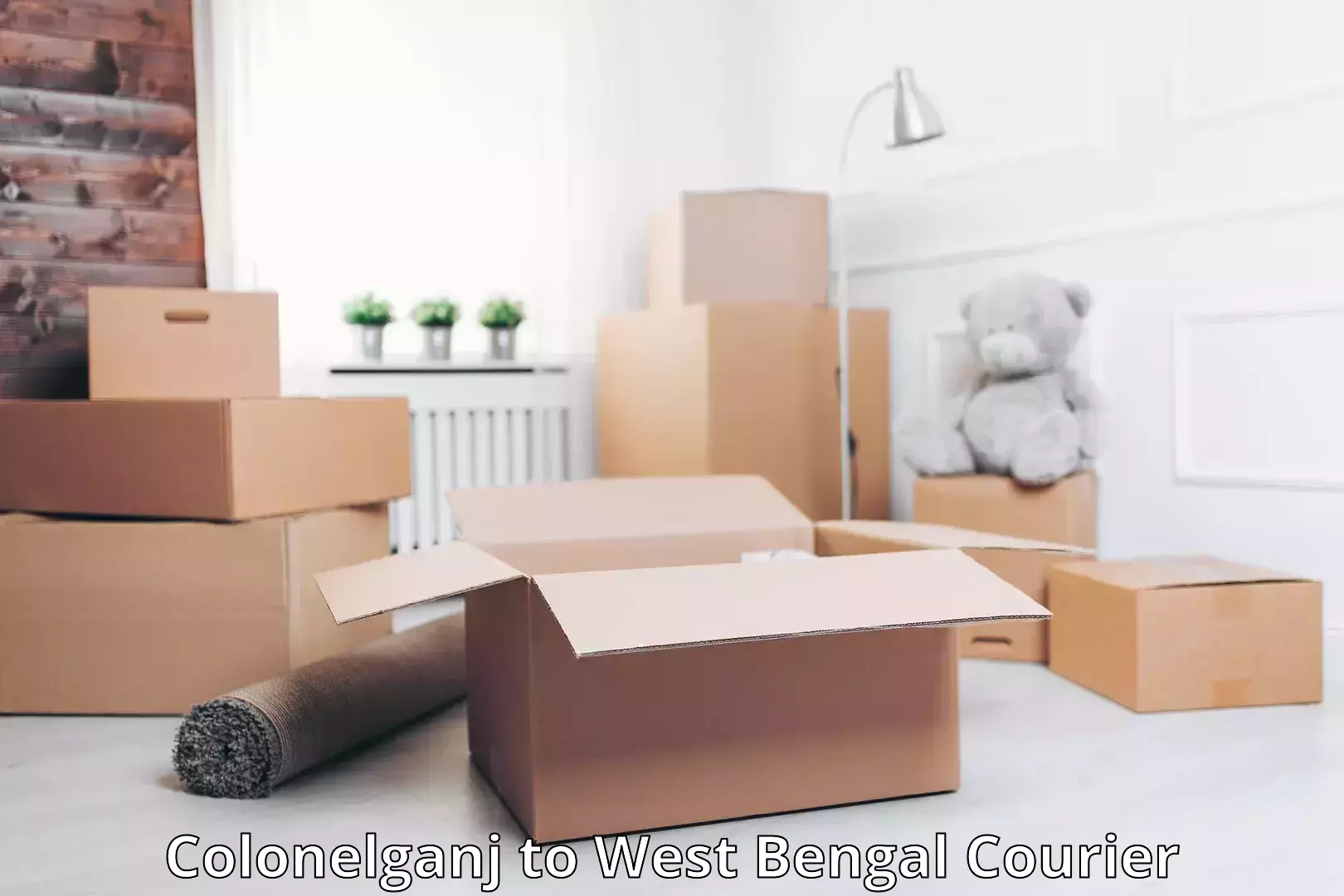 Baggage courier strategy Colonelganj to West Bengal