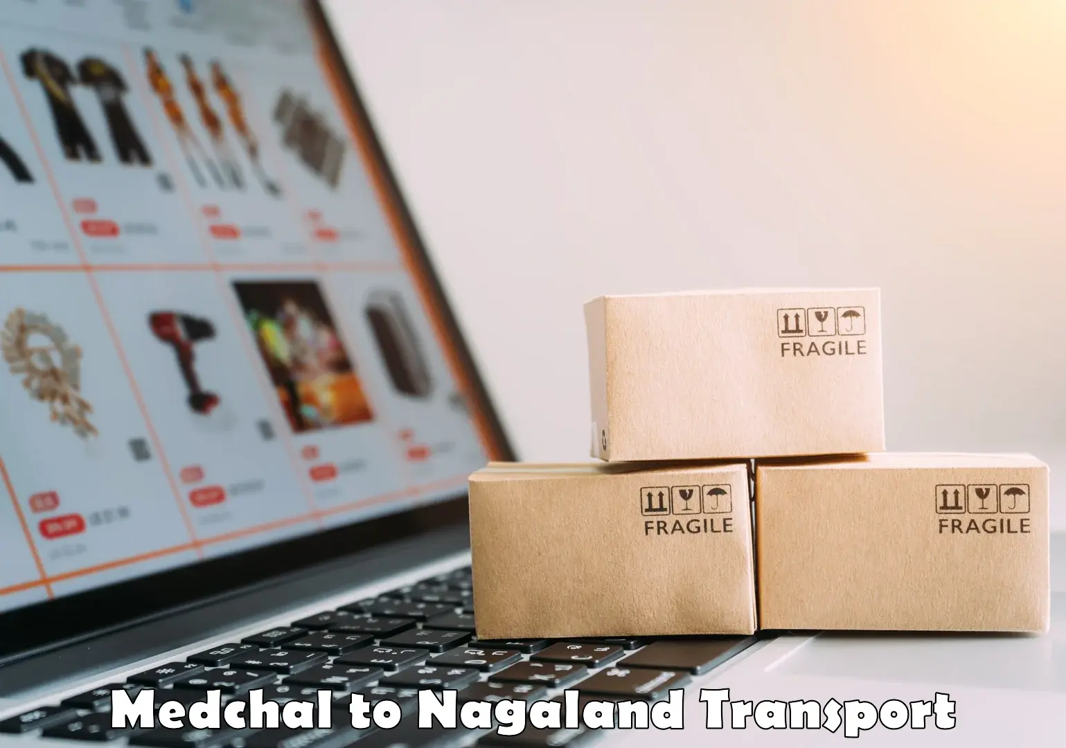 Interstate goods transport Medchal to Longleng