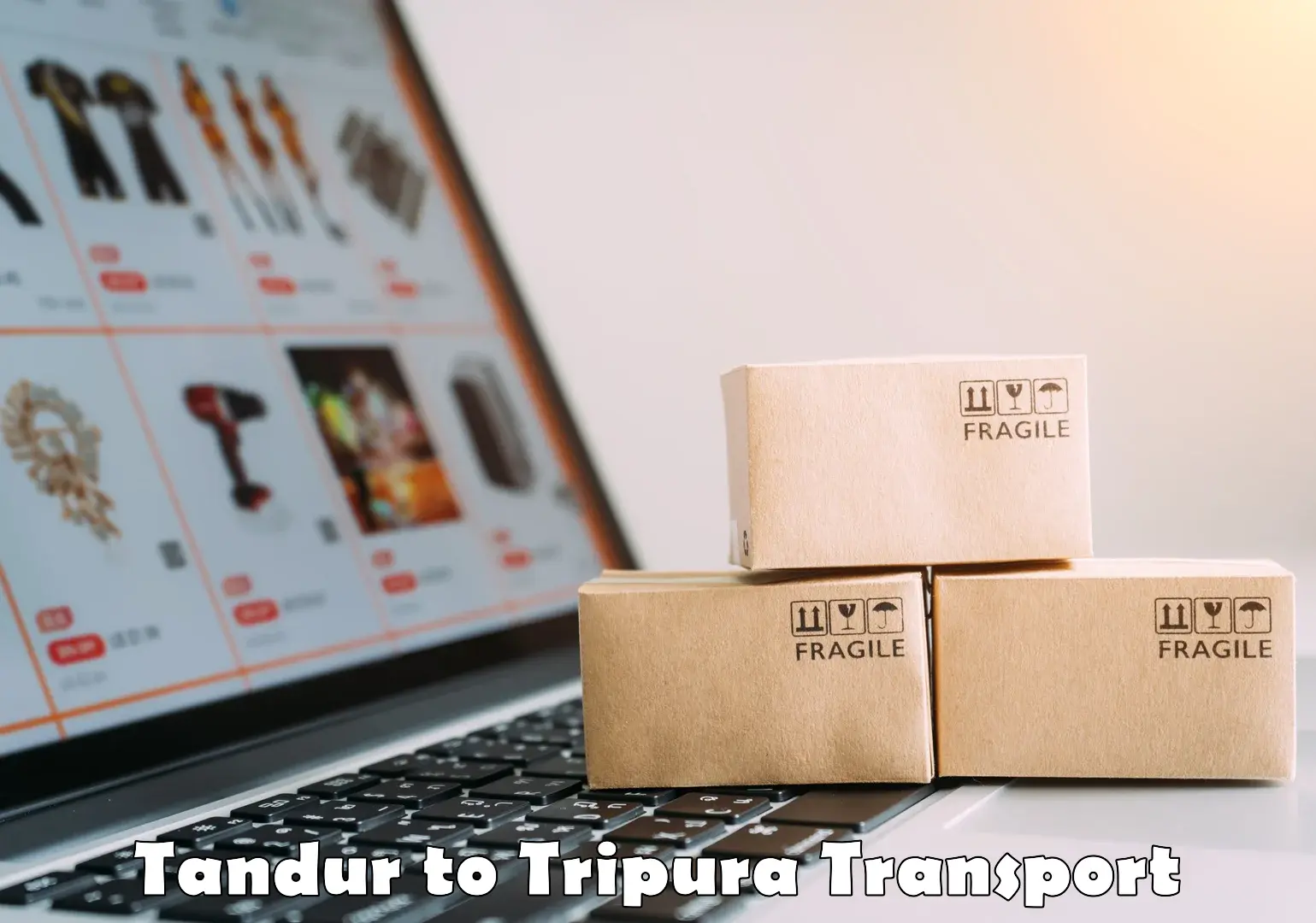 Furniture transport service Tandur to IIIT Agartala