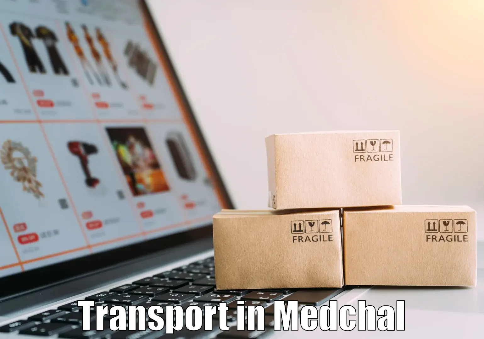 Online transport service in Medchal