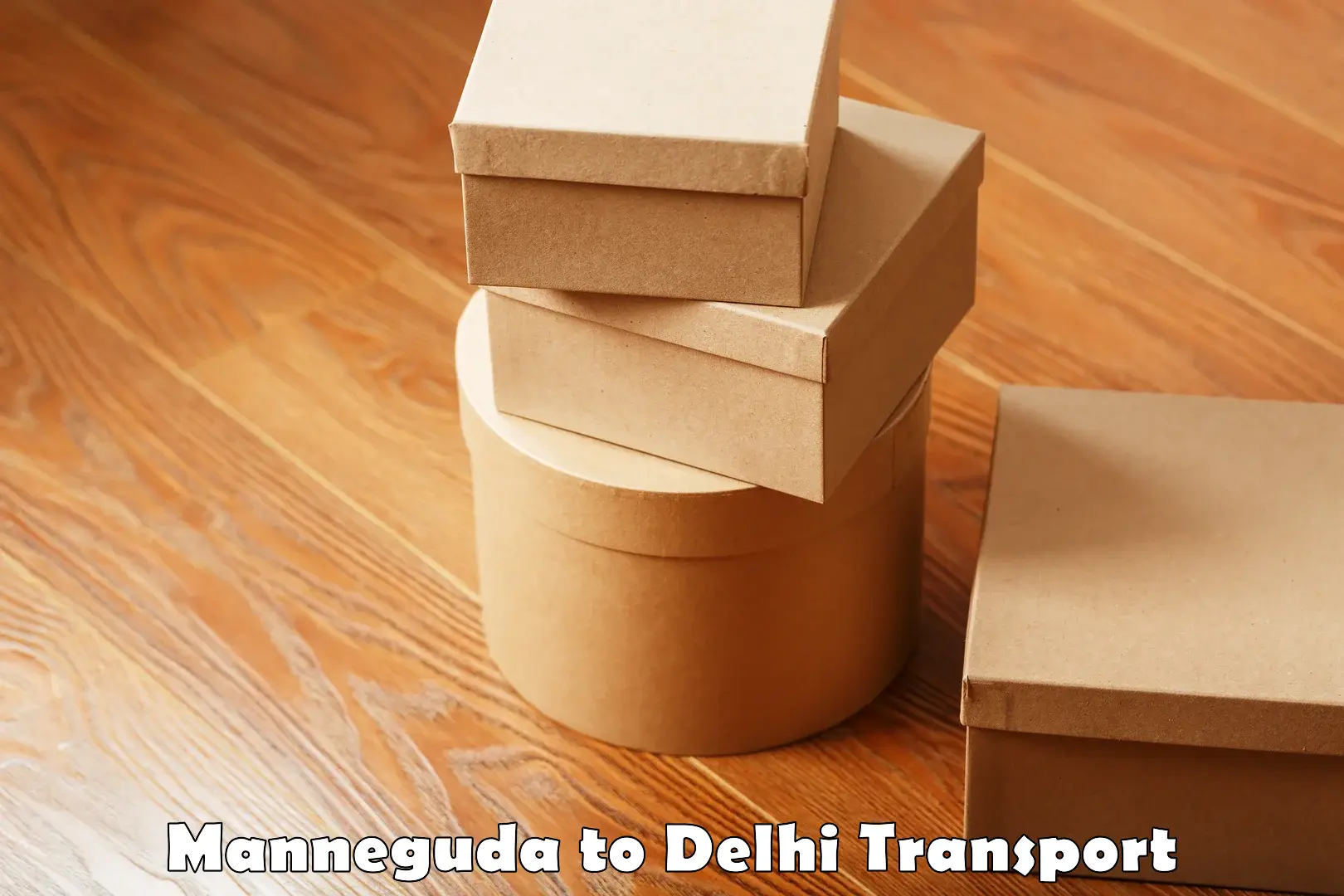 Best transport services in India Manneguda to East Delhi