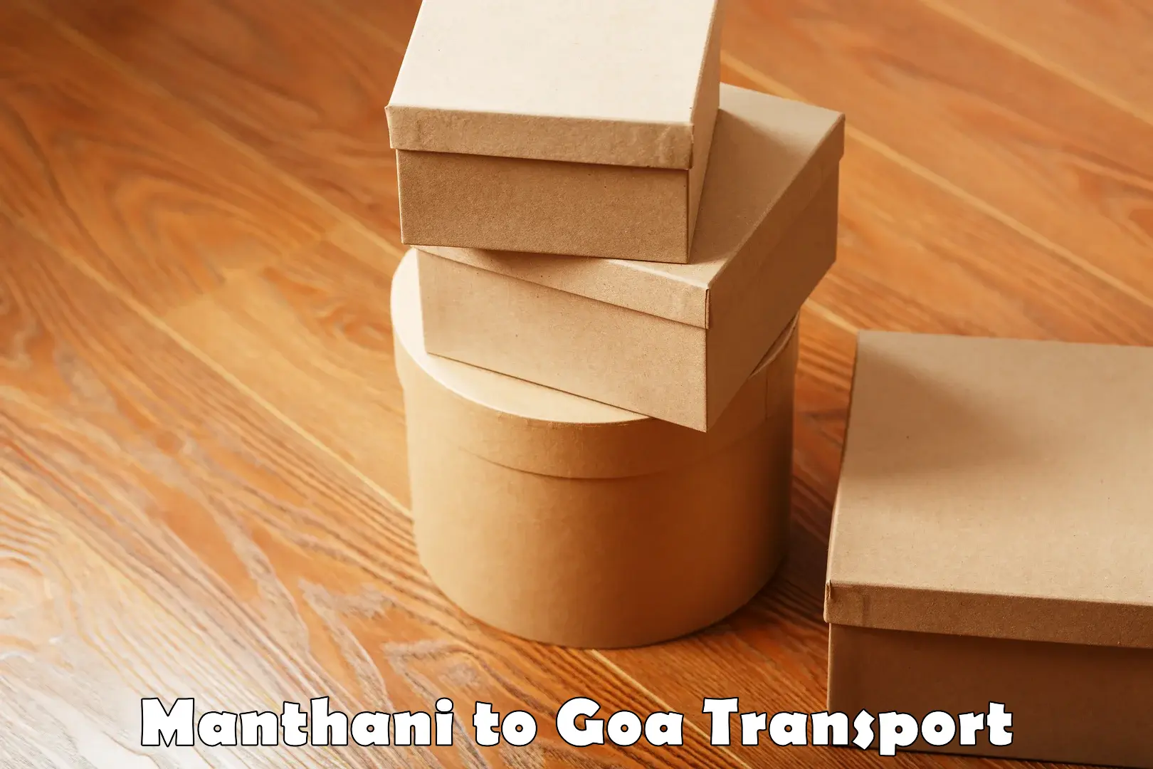 Road transport online services Manthani to South Goa