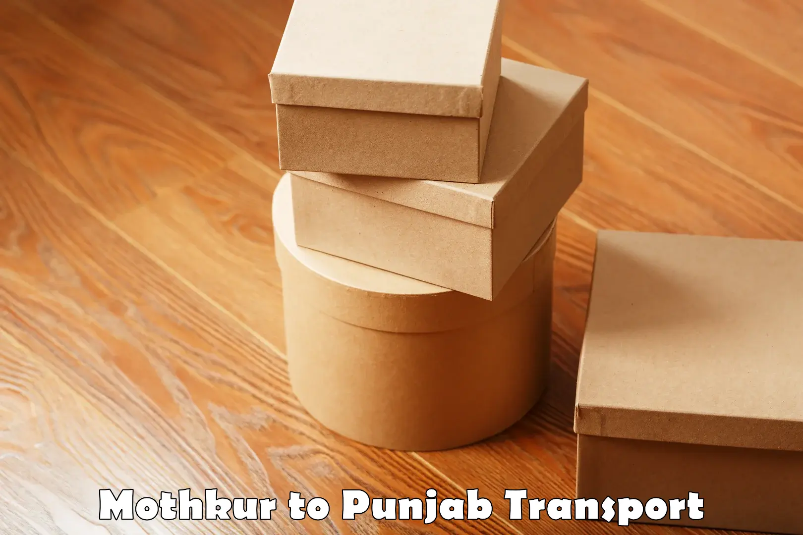 Daily transport service Mothkur to Punjab