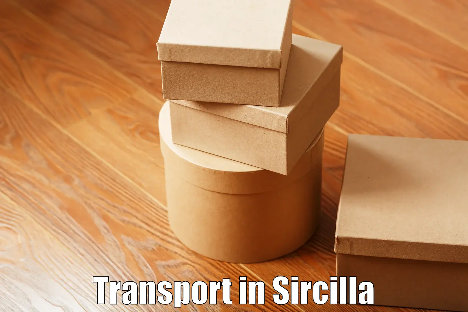 Container transport service in Sircilla