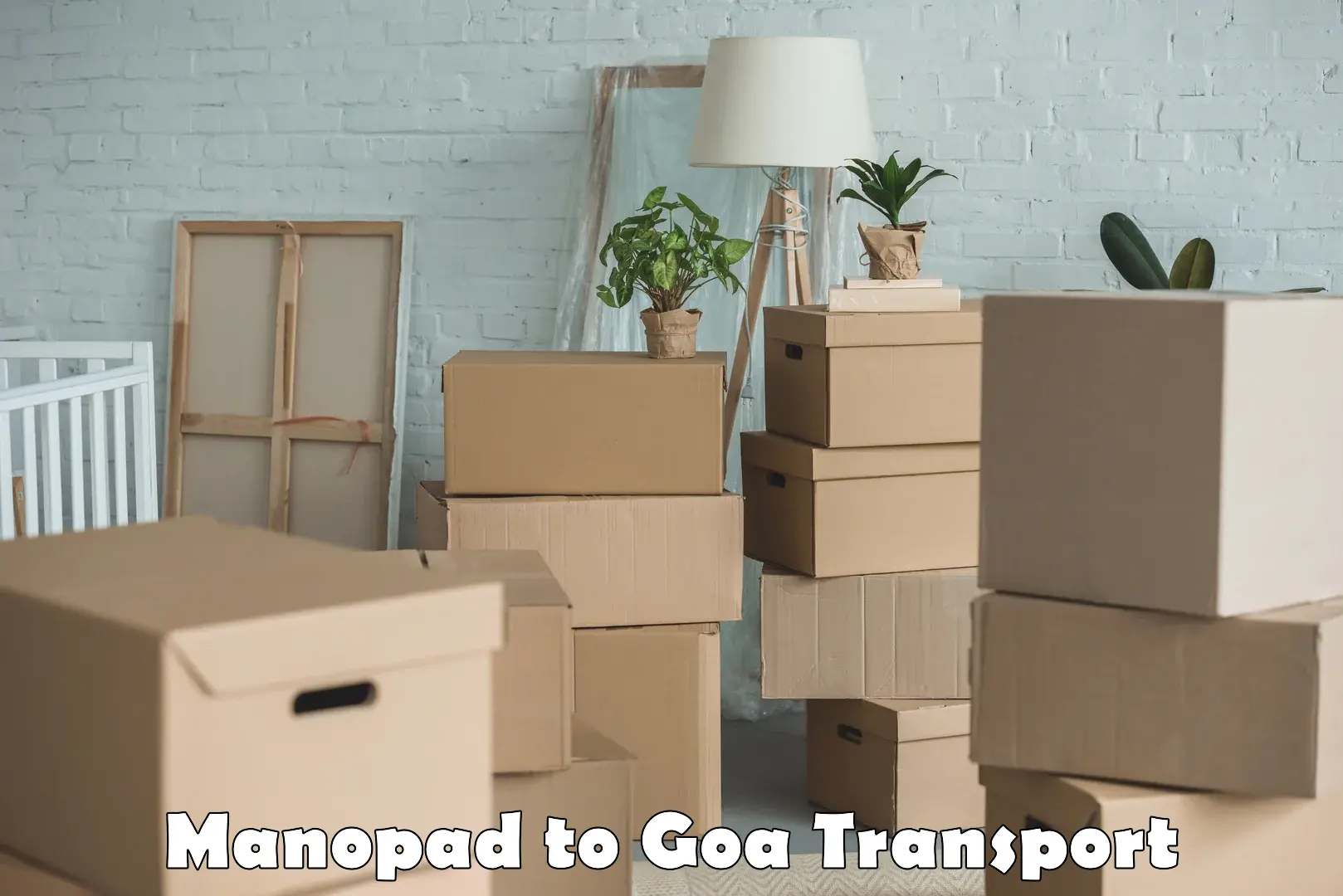 Express transport services Manopad to Goa