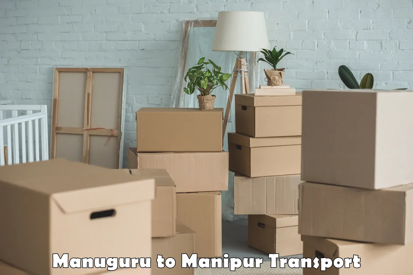 Vehicle parcel service Manuguru to Moirang