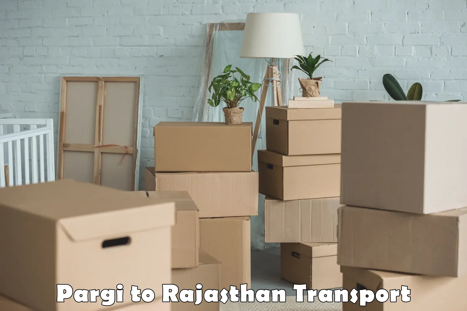 Package delivery services Pargi to Khetri Nagar