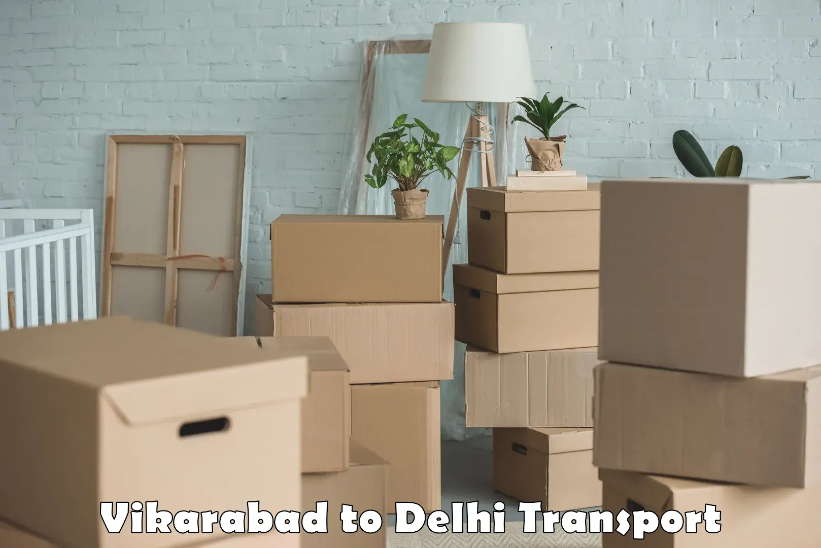 Parcel transport services in Vikarabad to Delhi Technological University DTU