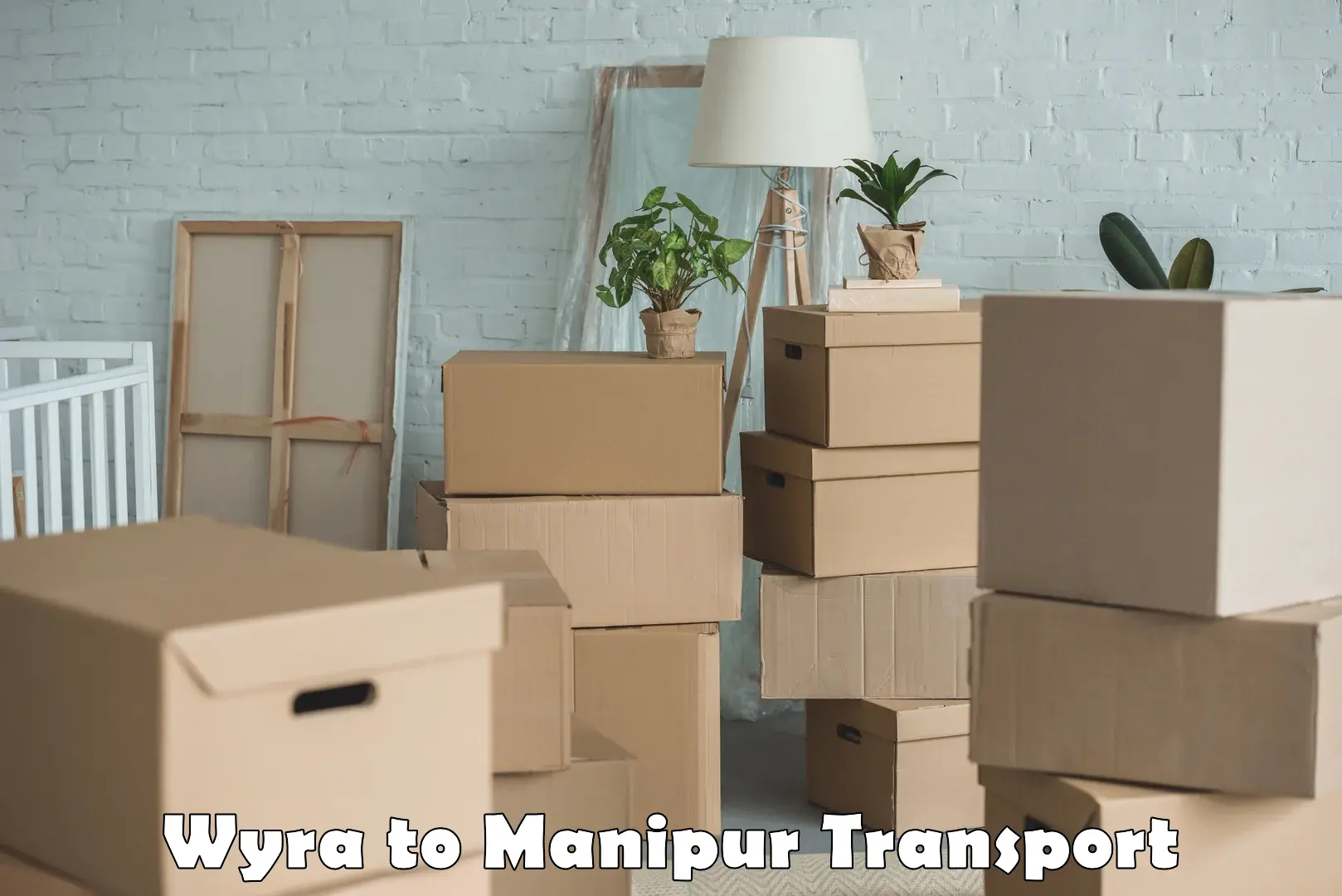 Vehicle courier services Wyra to Senapati