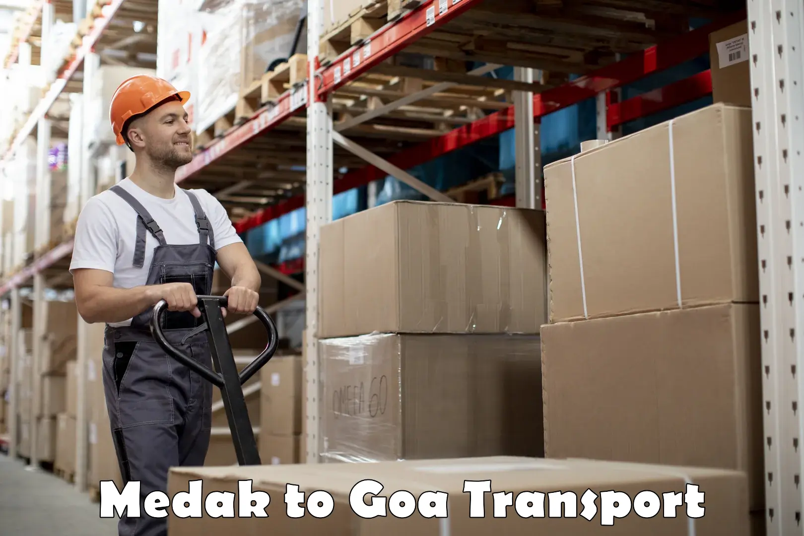 Material transport services Medak to IIT Goa