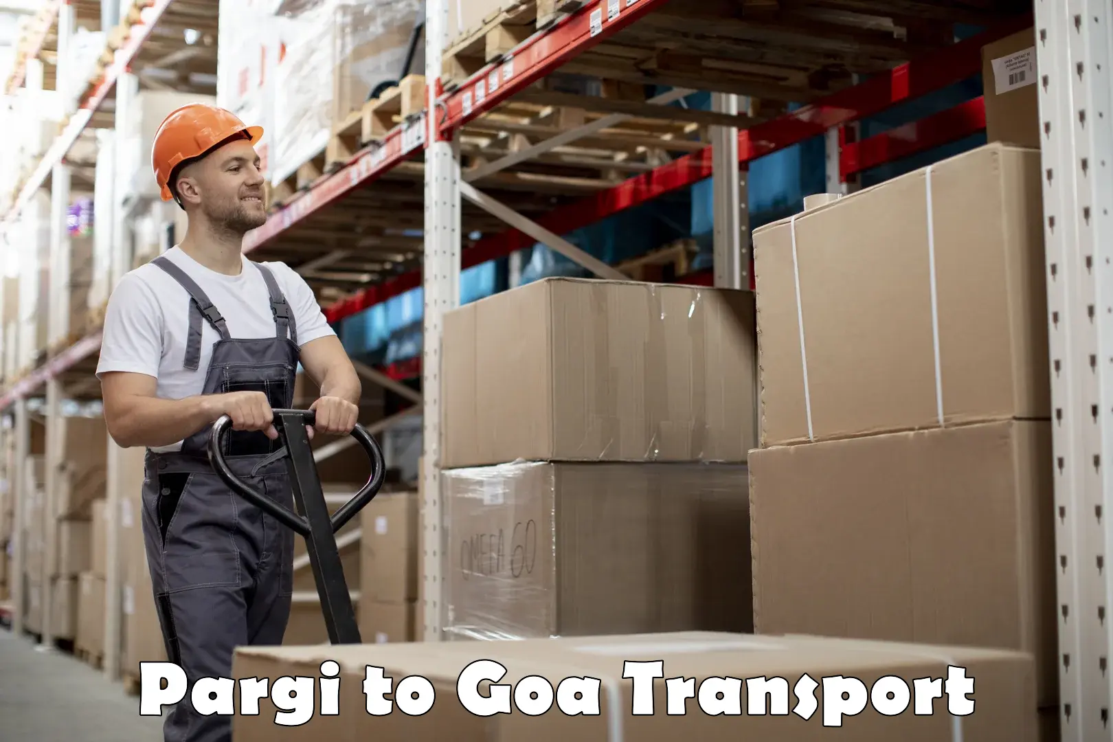 Road transport online services in Pargi to Ponda
