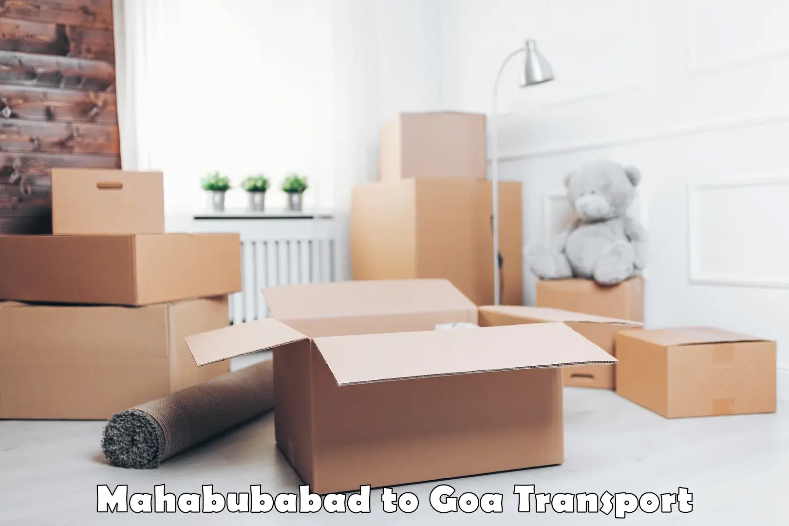 Online transport service Mahabubabad to Bardez