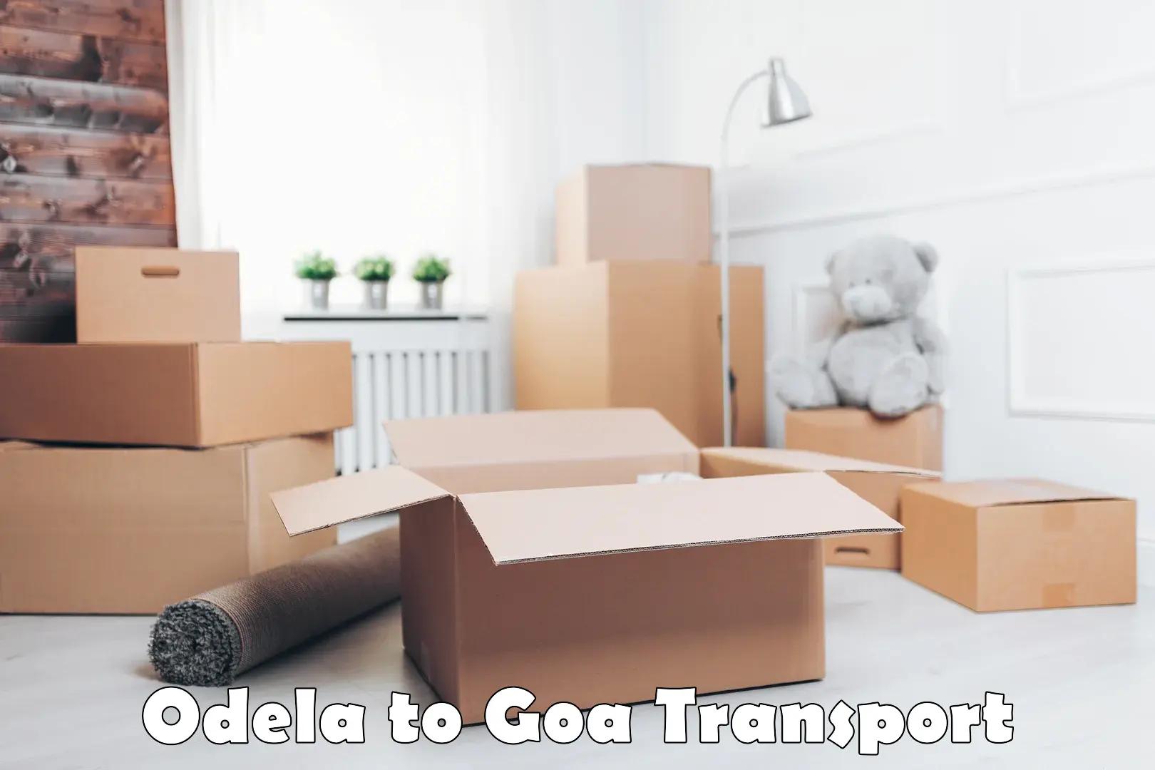 Package delivery services Odela to South Goa