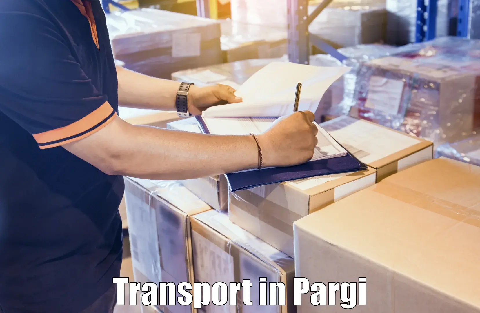 Intercity goods transport in Pargi