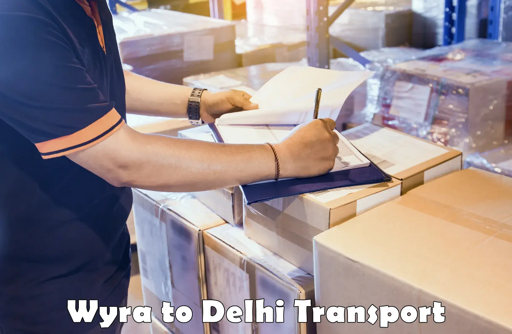 Online transport service Wyra to Indraprastha